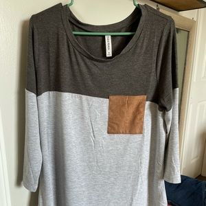 3/4 length sleeve top
